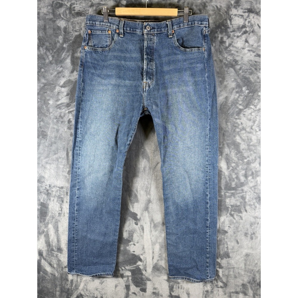 Levi's Men's 501 38x34 Original Straight Fit Jeans - Dark Wash